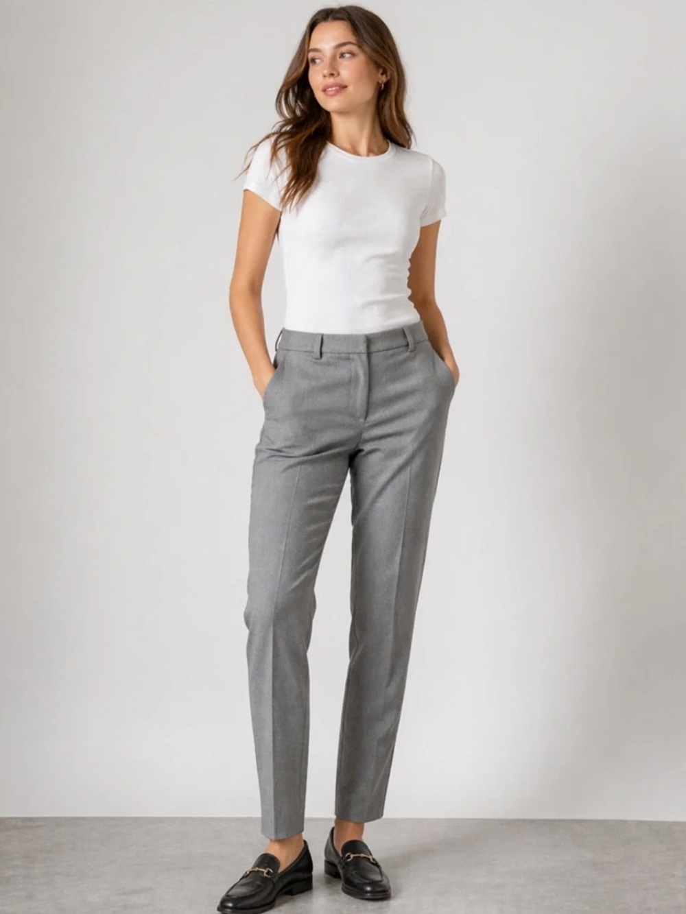 J. Crew Women’s Gray Dress Pants - Slim Fit